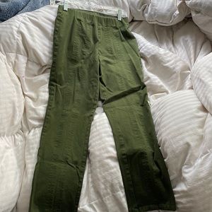 Green dress pants, Small